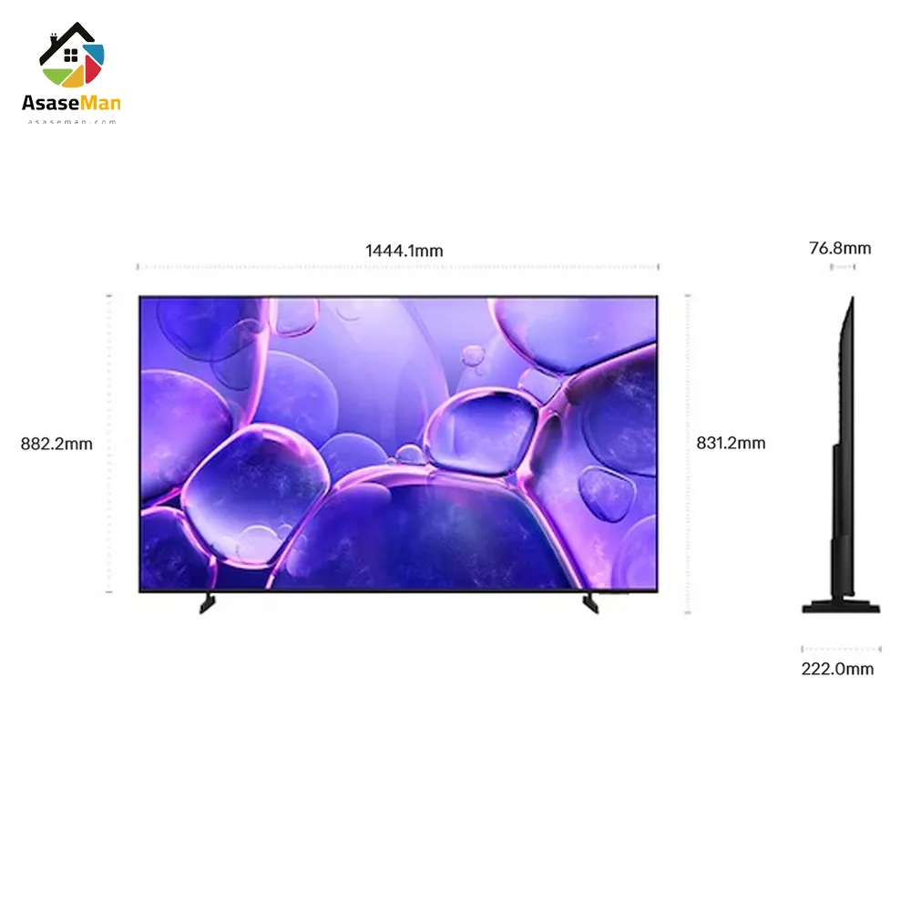ابعاد تلویزیون سامسونگ U8000F