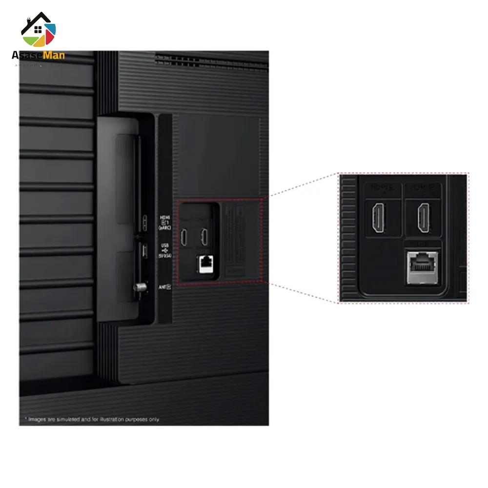 پورت های تلویزیون سامسونگ U8000F
