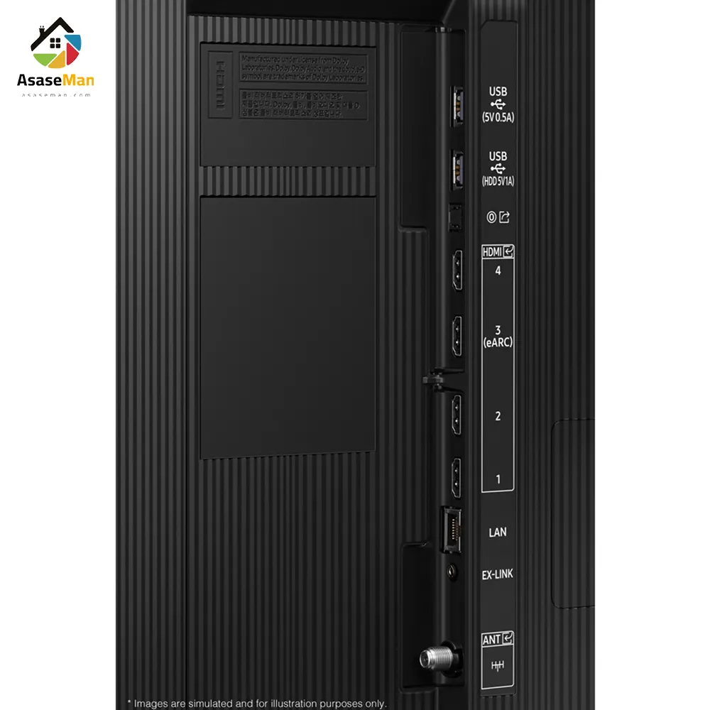 پورت های تلویزیون سامسونگ QN80F محصول 2025