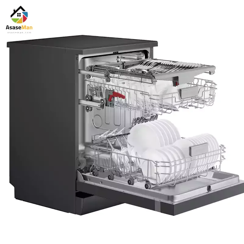 نمای کلی طبقات ماشین ظرفشویی سامسونگ DW60DG550FSG