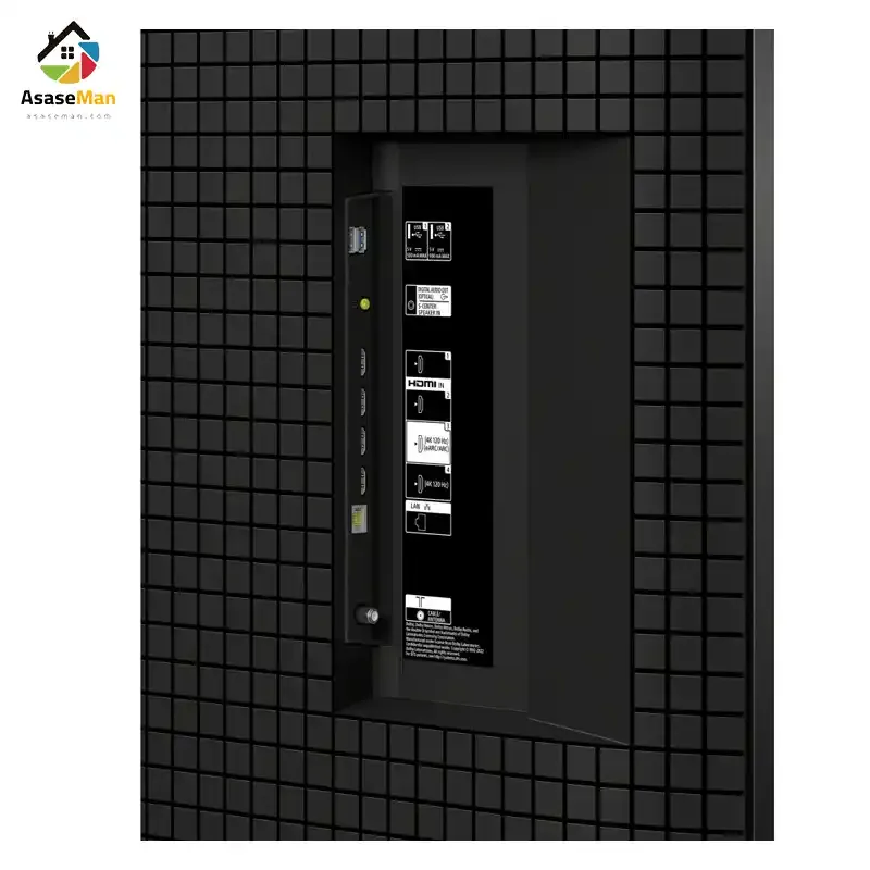 درگاه و اتصالات تلویزون سونی XR70 مدل Bravia 7