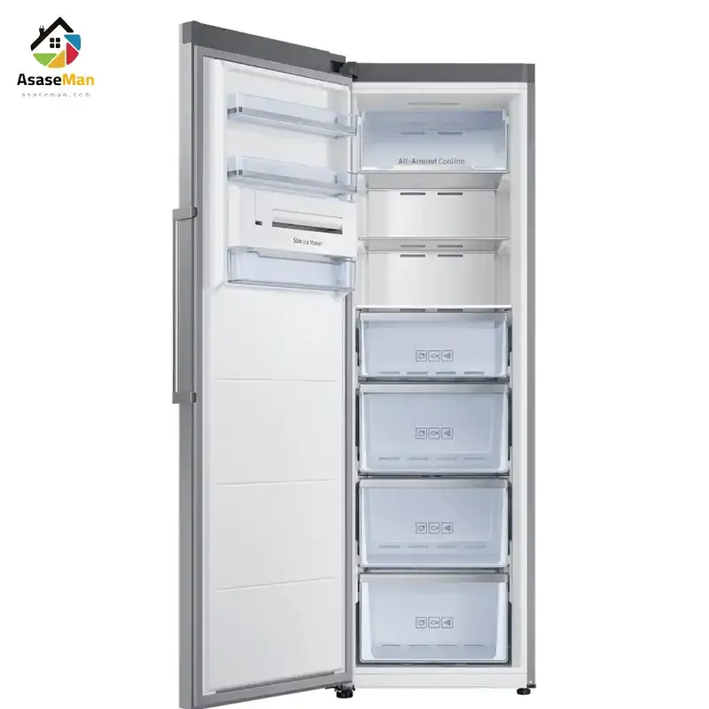 نمای از داخلی فریزر سامسونگ مدل RZ32-RR39 سیلور (نقره ای)