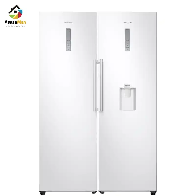 نمای کلی یخچال فریزر دوقلو سامسونگ مدل RZ32-RR39 سفید