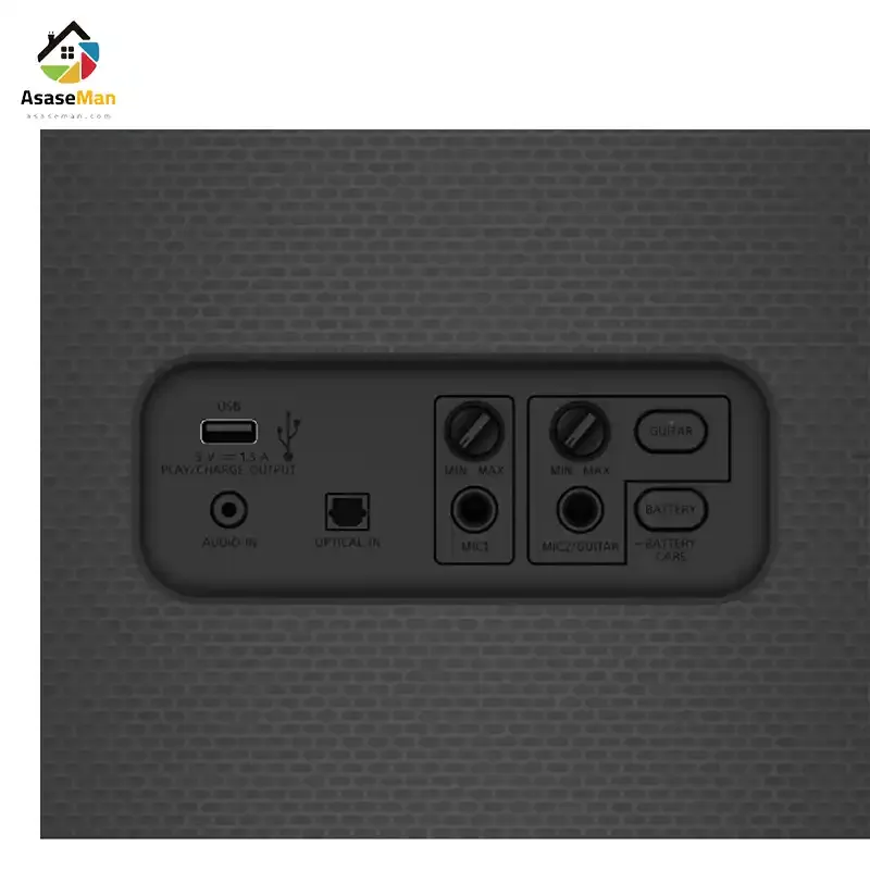 درگاه های ورودی اسپیکر سونی مدل SRS-XV900