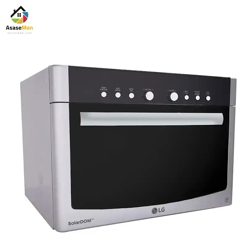 نمای راست سولاردام ال جی مدل ma3882 نقره ای