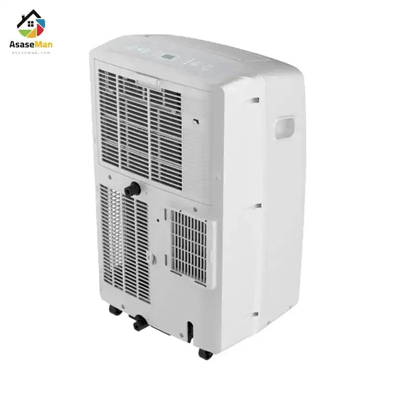 نمای کناری کولر گازی پرتابل هایسنس QAP12HW