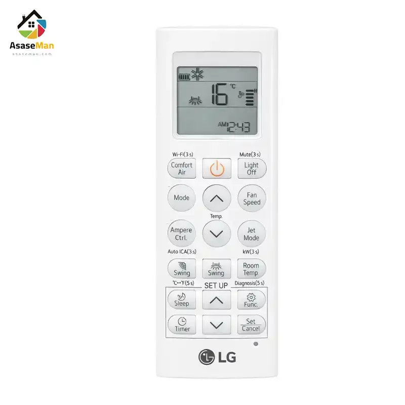 ریموت کنترل کولر گازی اینورتر ال جی مدل AMPU26T4W