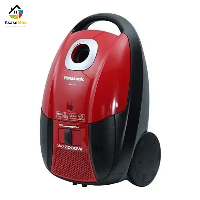 نمای کج جارو برقی پاناسونیک مدل MC-CG713 قرمز