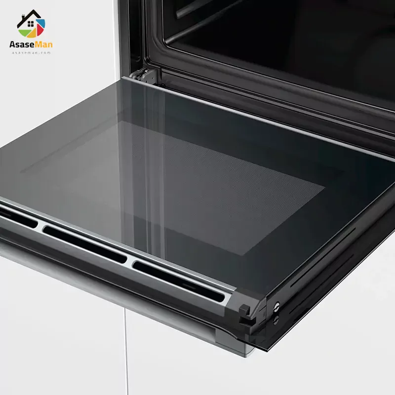درب شیشه ای فر توکار بوش مدل HBG632BS1