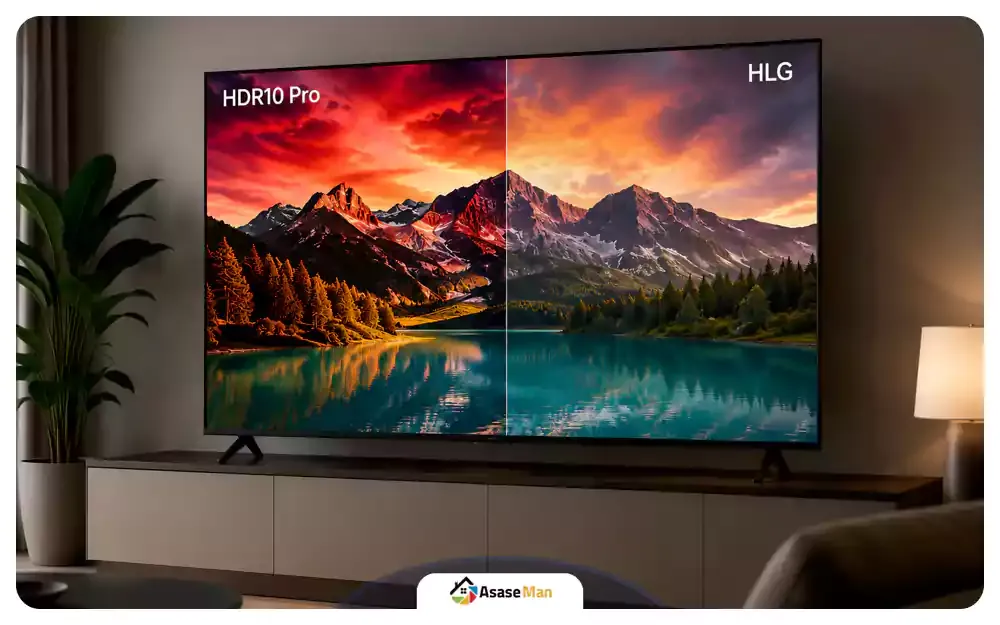 پشتیبانی از استاندارد HDR10 Pro و HLG تلویزیون 98 اینچ ال جی مدل UT9000