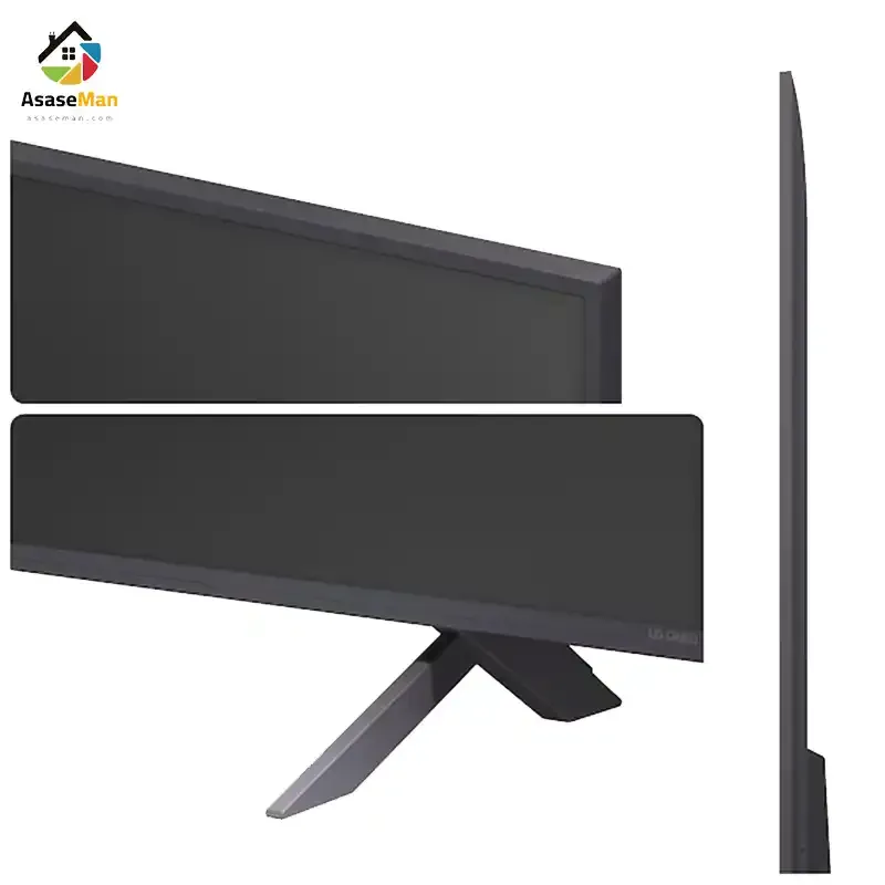 پایه ها و ضخامت تلویزیون ال جی QNED85B