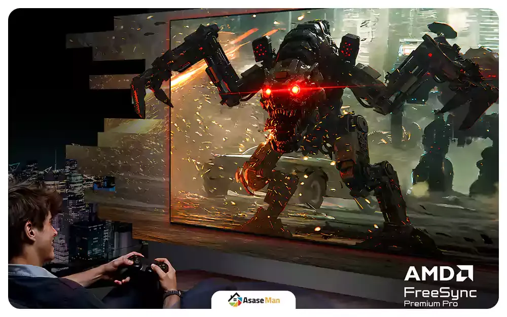 FreeSync Premium Pro تلویزیون سامسونگ QN70F