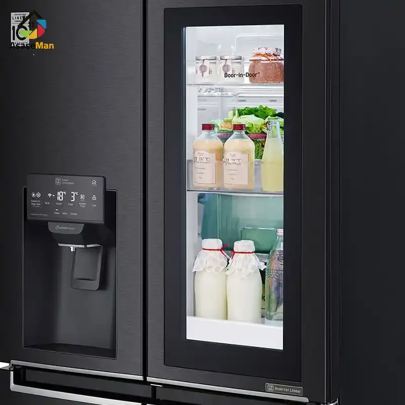 قابلیت اینستاویو در یخچال فریزر ساید بای ساید ال جی X29