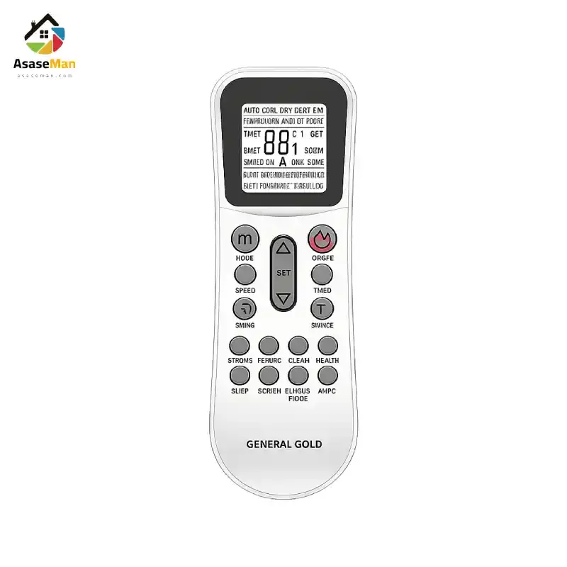 ریموت کنترل کولر گازی 30000 جنرال گلد اسپارک مدل GG-AS30000 SPARK 5