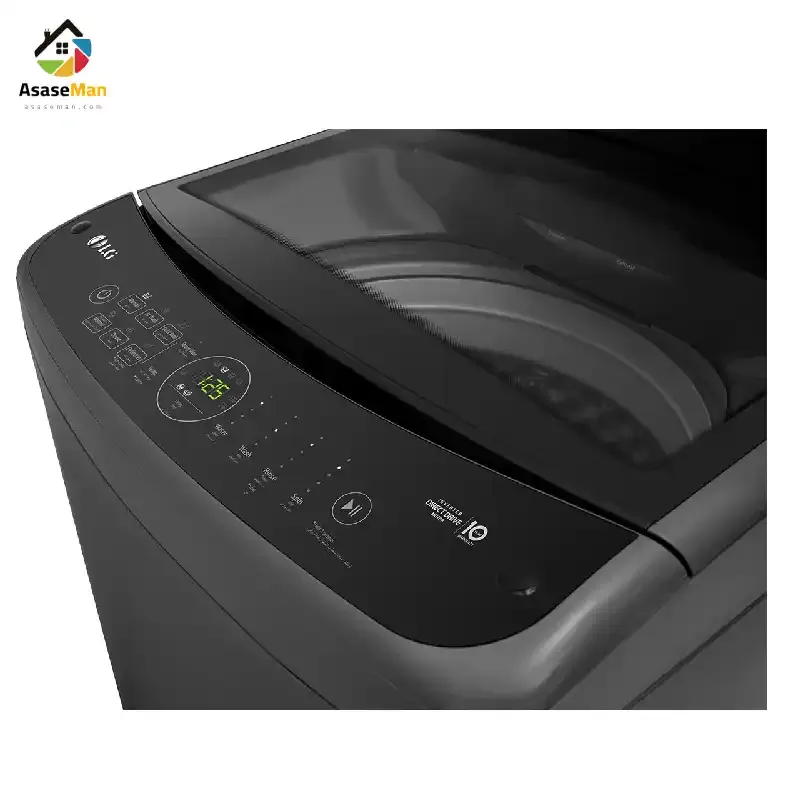 پنل و برنامه شستشو ماشین لباسشویی و پتوشور ال جی T18H3SDHTW دودی
