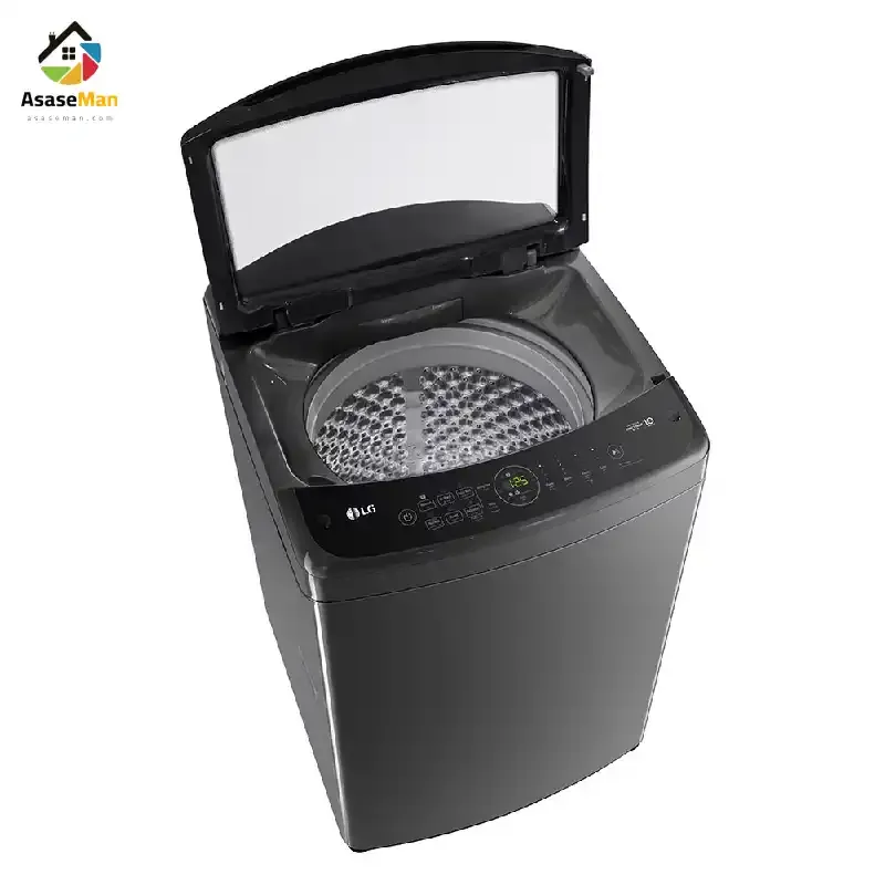 ماشین لباسشویی و پتوشور ال جی T18H3SDHTW دودی