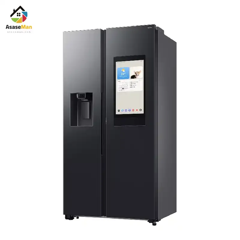 نمای چپ یخچال فریزر  سامسونگ RS90F64A2FFA
