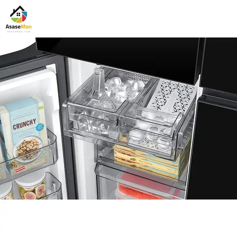 یخساز یخچال فریزر ساید بای ساید سامسونگ مدل RF65DB