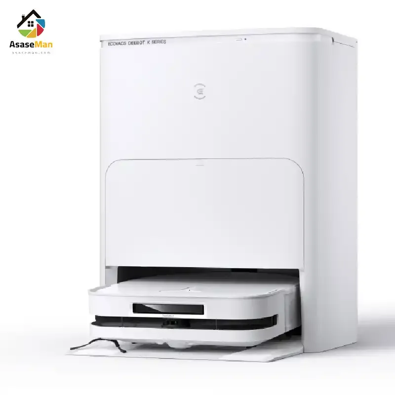 نمای کلی جارو رباتیک اکووکس مدل X5 Ecovacs سفید