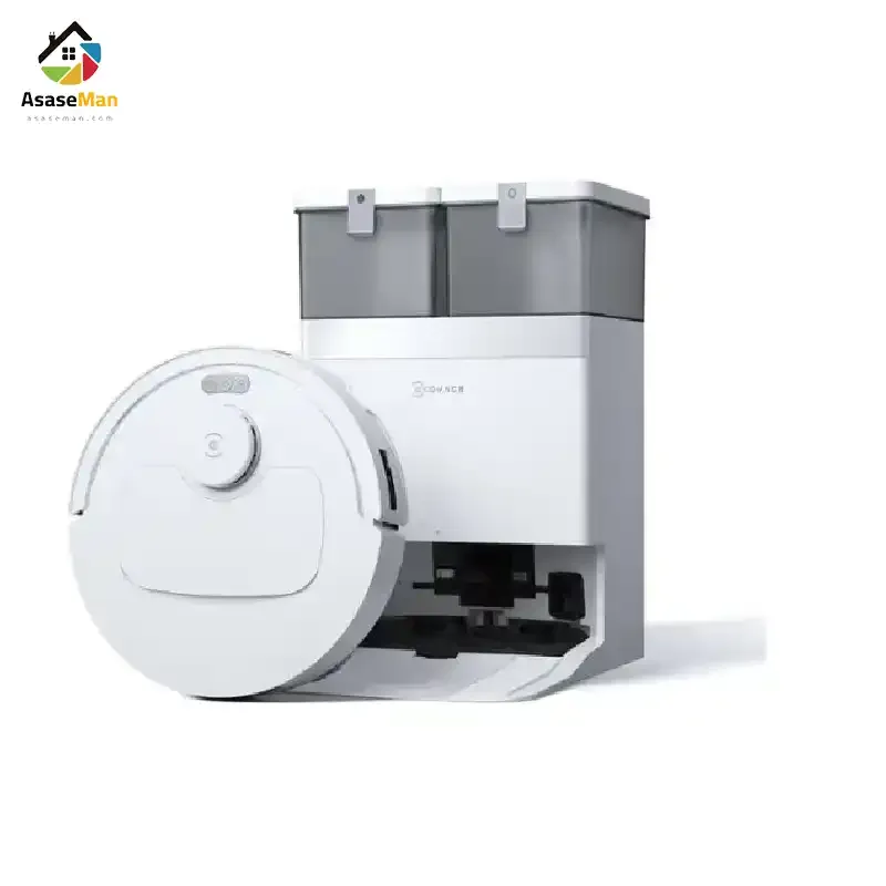 نمای دیگر جارو رباتیک اکووکس مدل Ecovacs T30C سفید