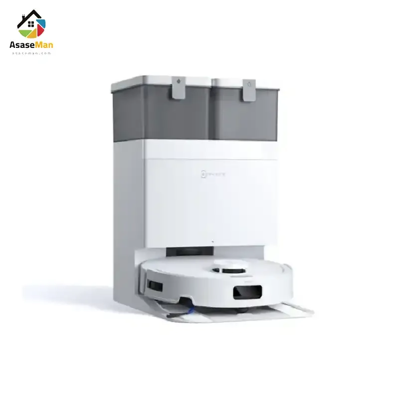 نمای کج جارو رباتیک اکووکس مدل Ecovacs T30C سفید