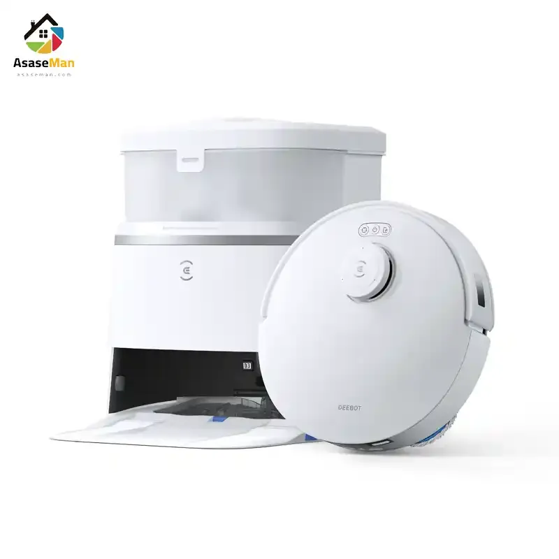 ایستگاه شارژ و تخلیه جارو رباتیک اکووکس مدل T30 Pro Omni