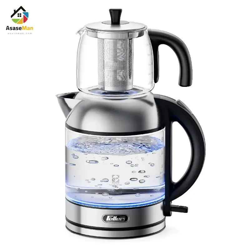 نمایی از چای ساز روهمی فلر مدل Ts289 استیل