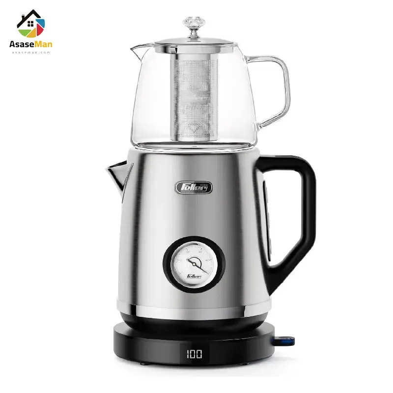 نمای کلی چای ساز روهمی فلر مدل Ts290 استیل