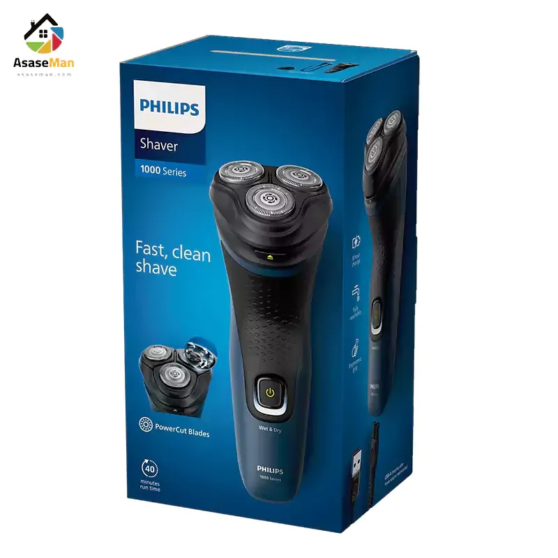 جعبه ماشین اصلاح موی صورت فیلیپس مدل s1151