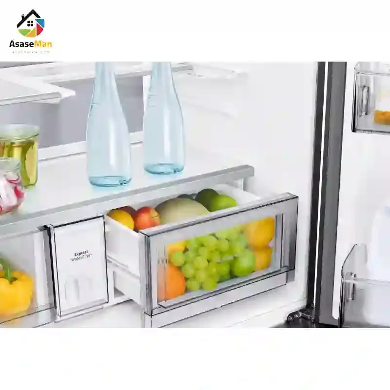 کشو میوه و سبزیجات یخچال فریزر ساید بای ساید سامسونگ مدل RM90F67C