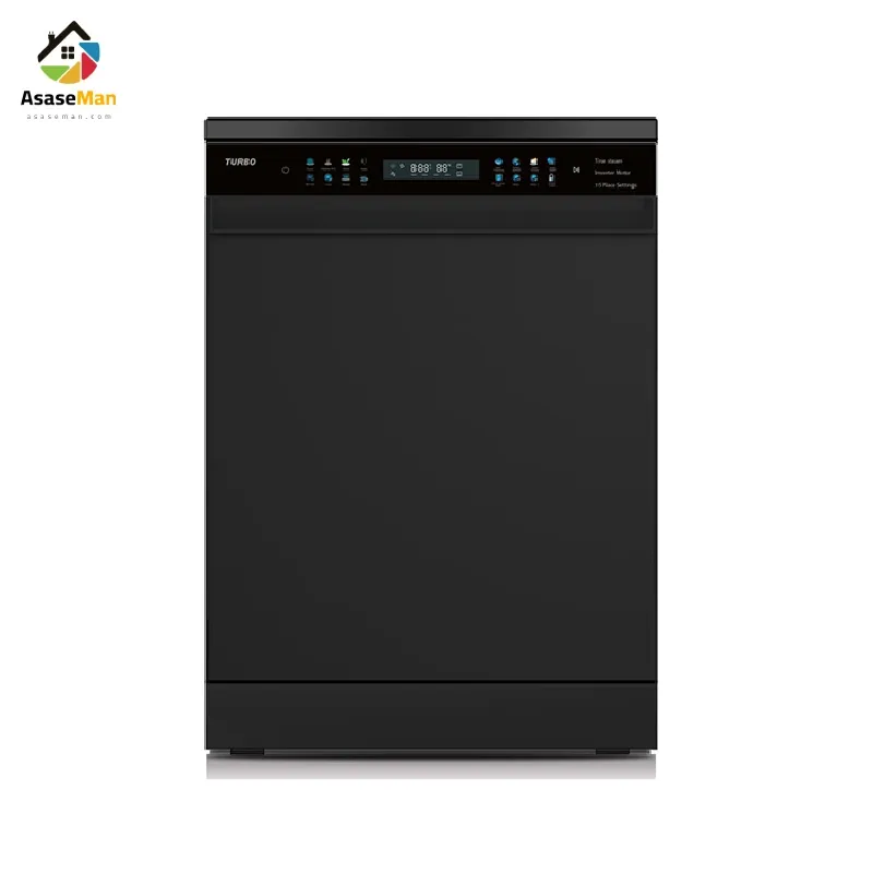 ماشین ظرفشویی توربو مدل DW-4050 رنگ مشکی