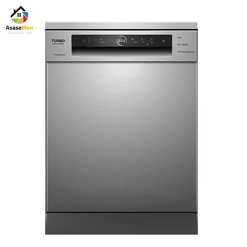 ماشین ظرفشویی توربو مدل Tb-1505 سیلور
