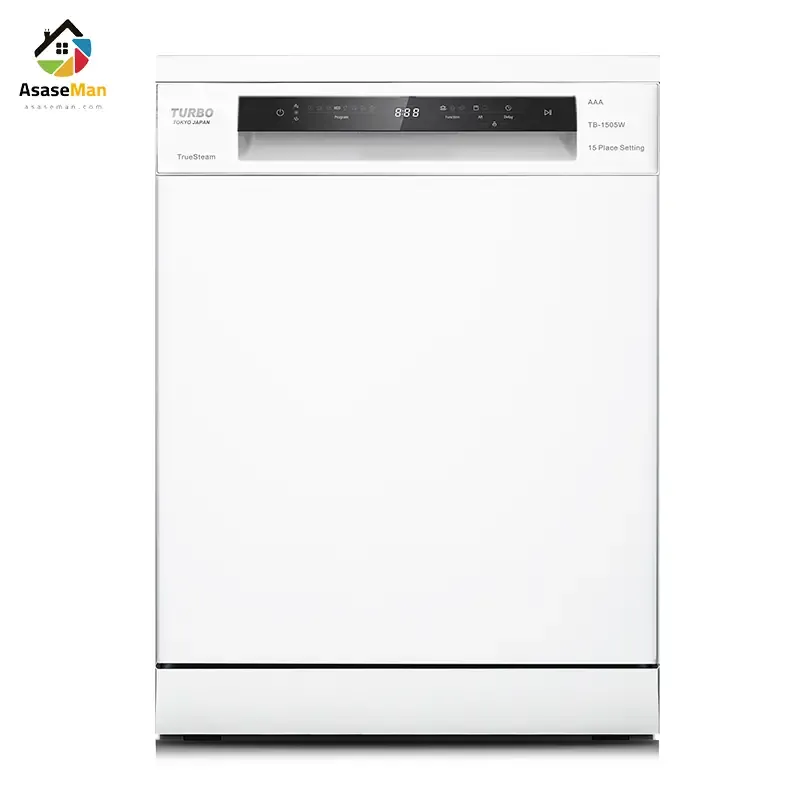 ماشین ظرفشویی توربو مدل Tb-1505 سفید