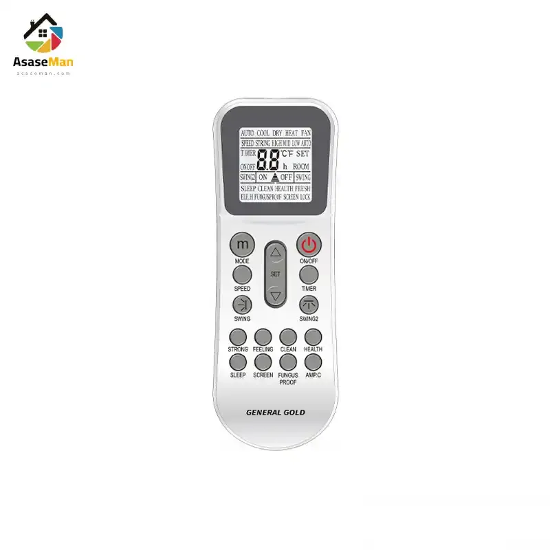 ریموت کنترل کولر گازی جنرال گلد 12000 اسپارک