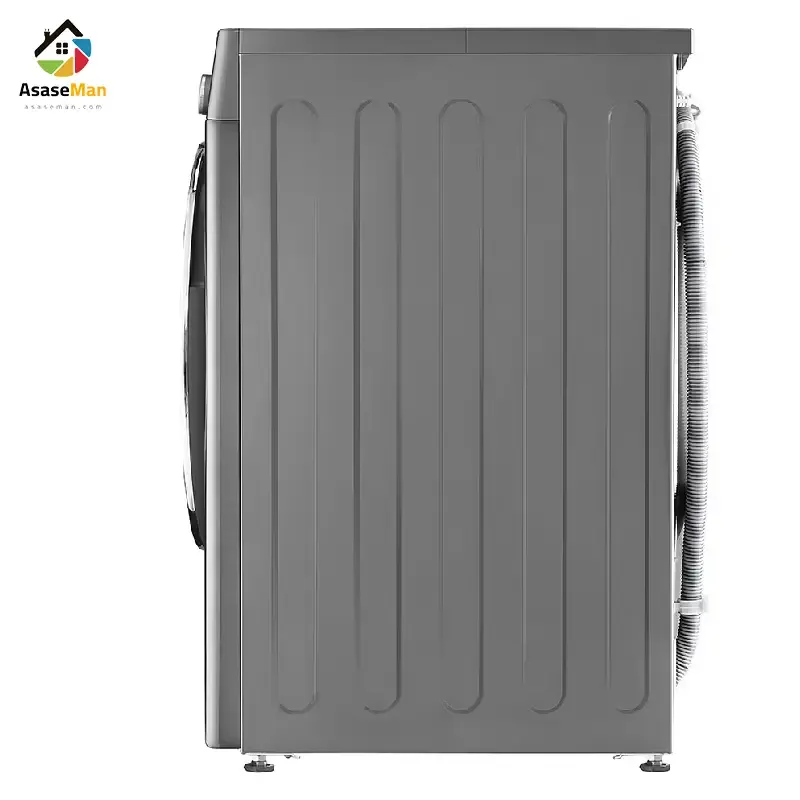 کناره ماشین لباسشویی ال جی 10.5/7 کیلو گرم مدل F4V5 نقره ای