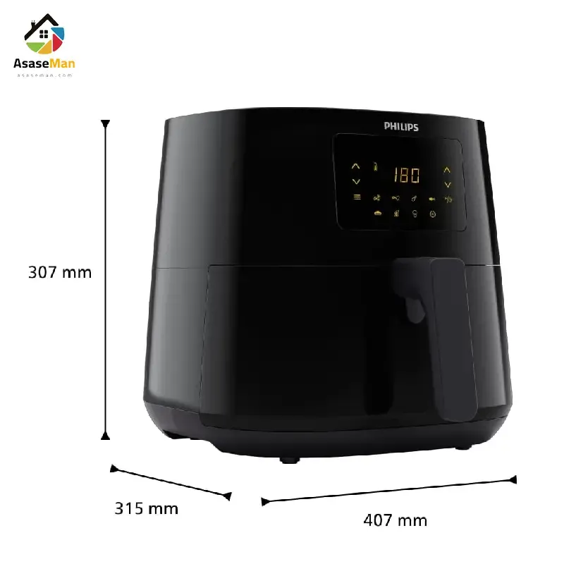 سایز هواپز فلیپس مدل HD9270