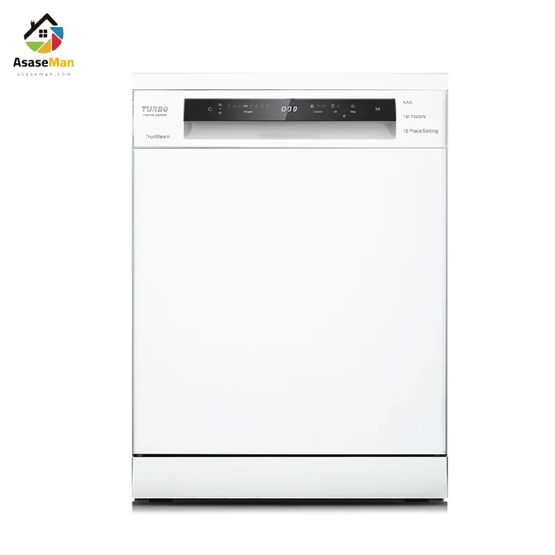ماشین ظرفشویی توربو مدل TB-1515 رنگ سفید