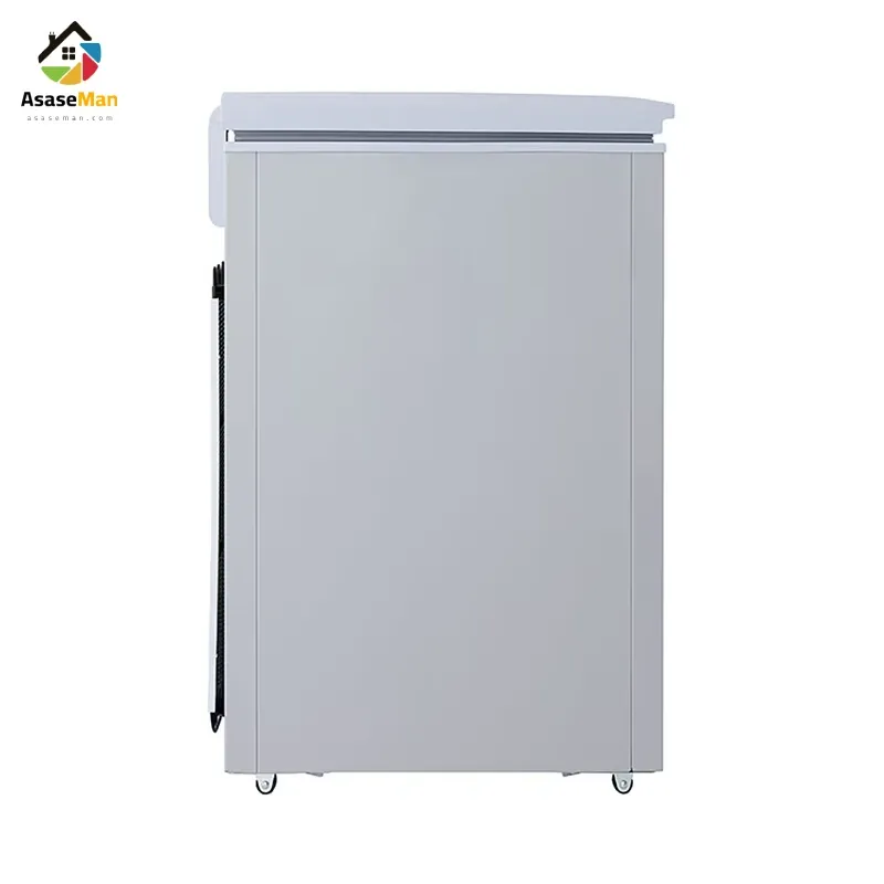 نمای کناری یخچال فریزر صندوقی ال جی مدل GCS415SQFG