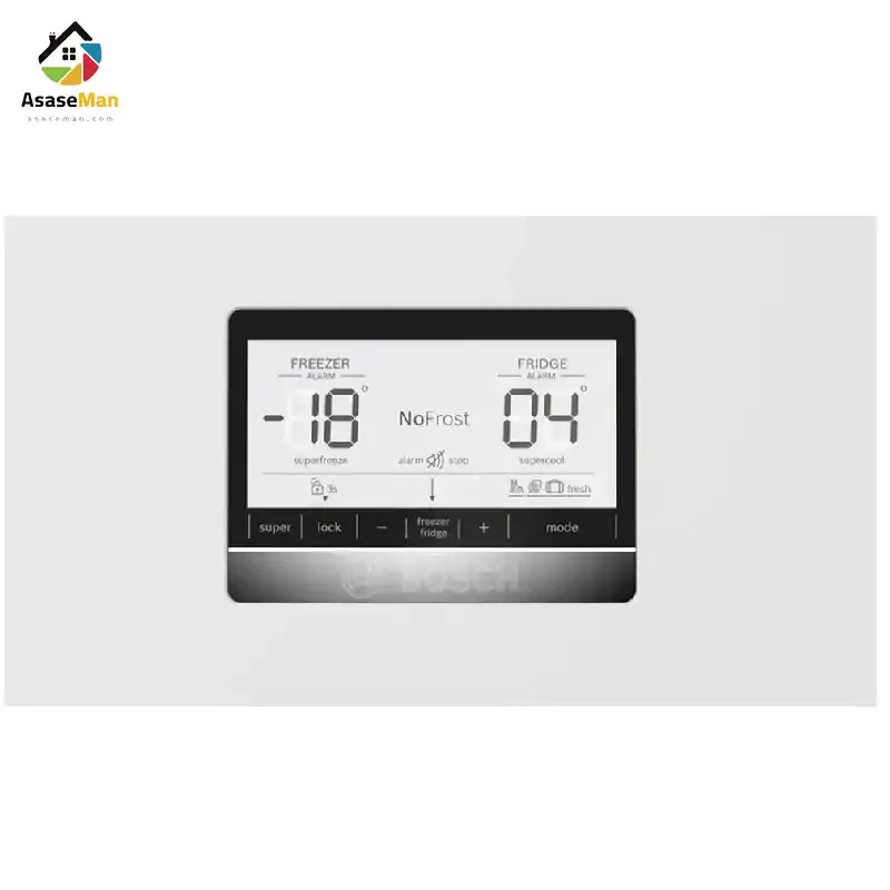 پنل یخچال فریزر بالا پایین بوش مدل KGD86AW31U
