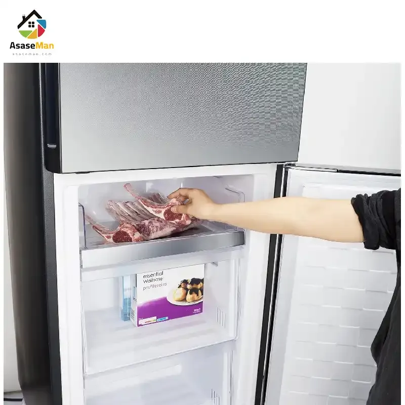 داخل فریزر در یخچال فریزر دوقلو هیتاچی مدل R-BG410 PUK6X-4