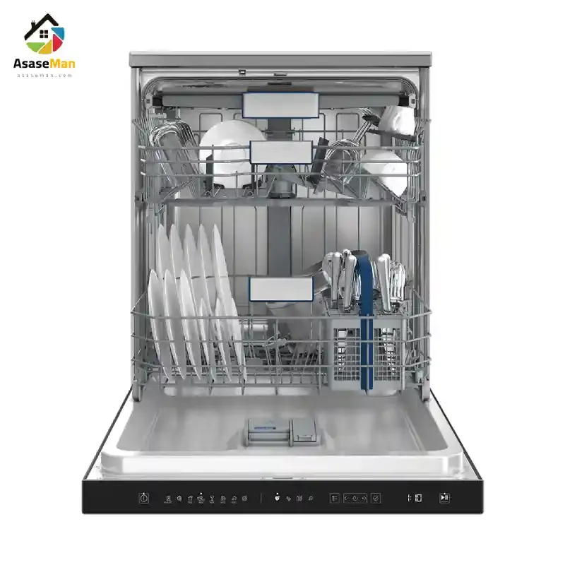 فضای داخلی ماشین ظرفشویی هیتاچی مدل HDF-F158