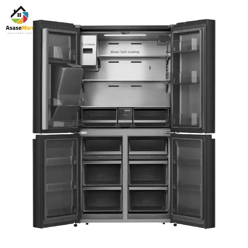 طبقات یخچال فریزر هایسنس مدل RQ760N4IFE