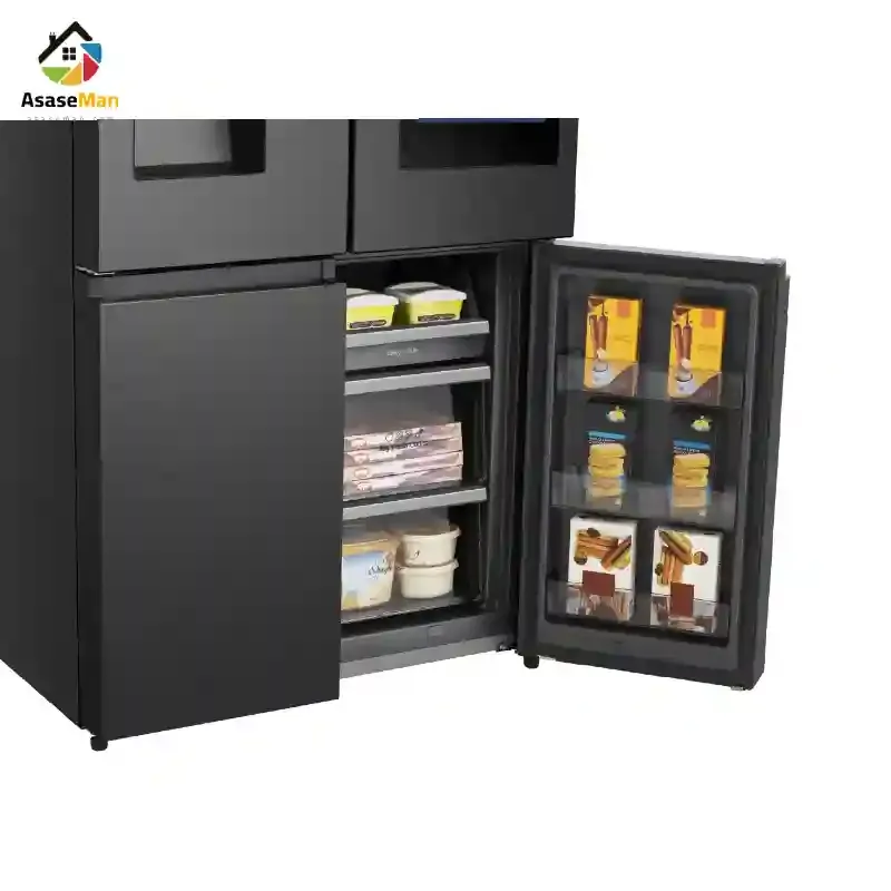 طبقات درب یخچال فریزر هایسنس مدل RQ760N4IFE
