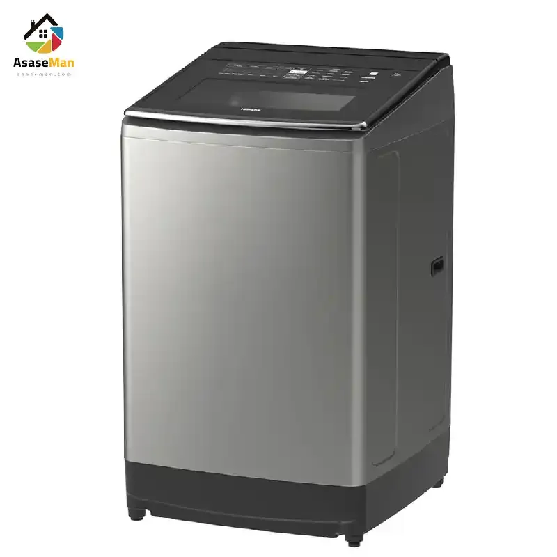 نمای چپ ماشین لباسشویی و پتو شور هیتاچی مدل  Sf-p150zcv