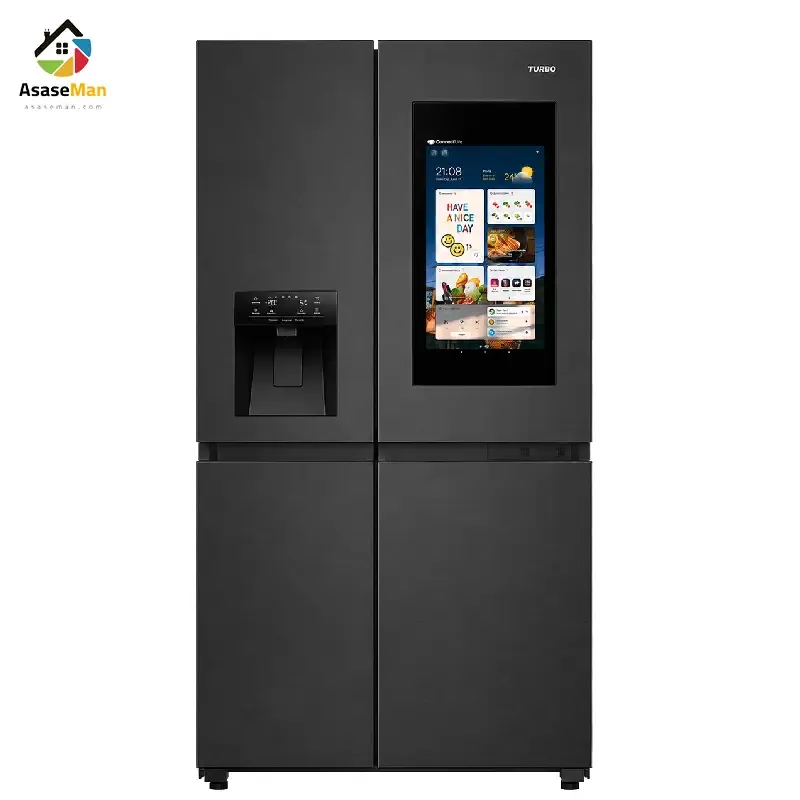 یخچال فریزر ساید بای ساید توربو مدل TB-707TSG