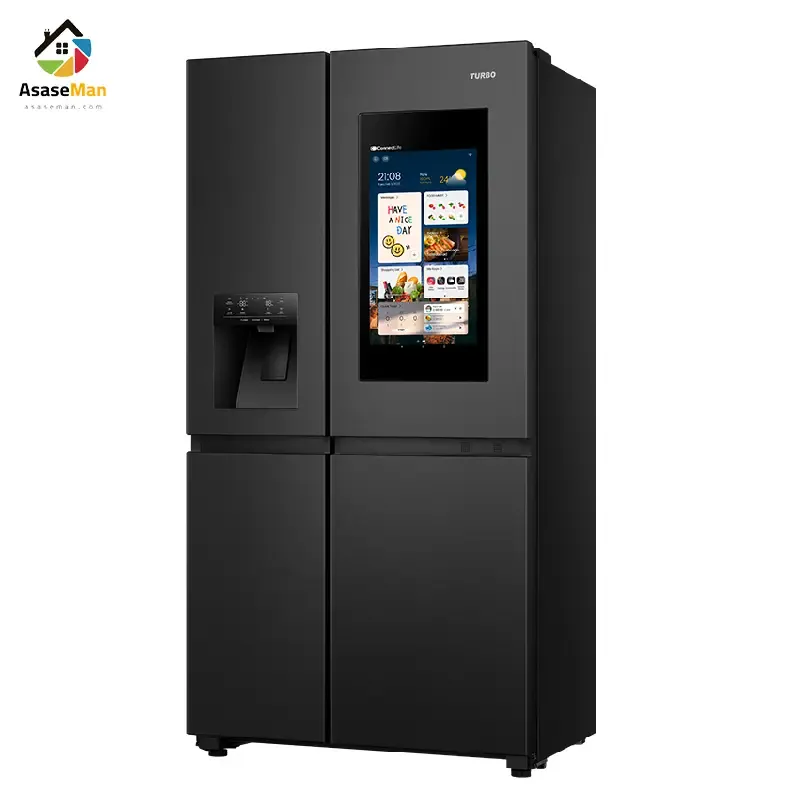 یخچال فریزر ساید بای ساید توربو مدل TB-707TSG