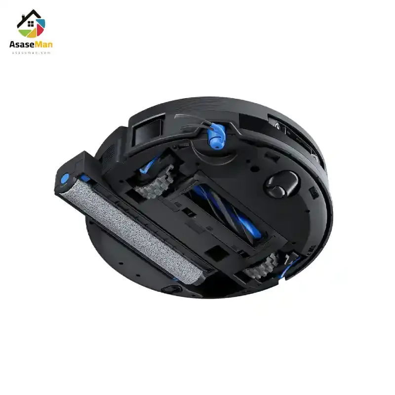 نمای پایینی جارو رباتیک اکووکس مدل X12 Omni Cyclone