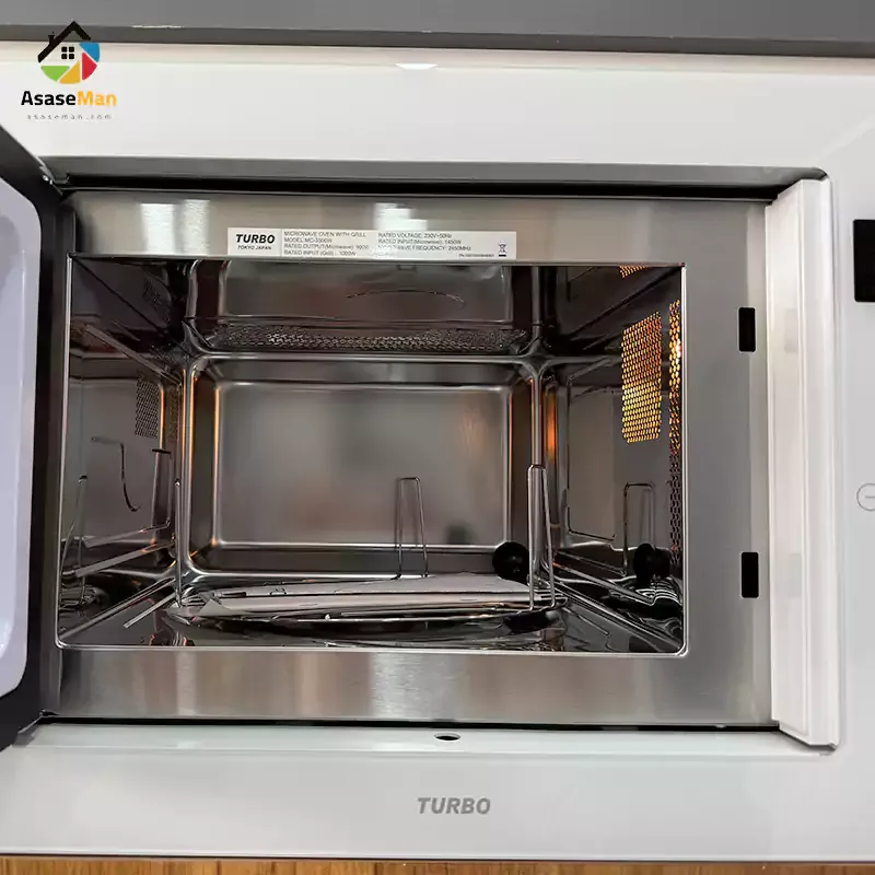 نمای داخلی مایکروفر توربو مدل MC-3500W