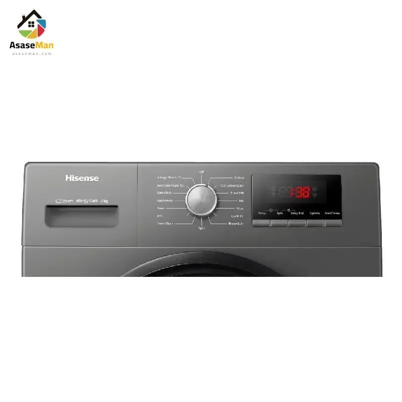 نمایشگر و پنل ماشین لباسشویی هایسنس مدل WFPV8012