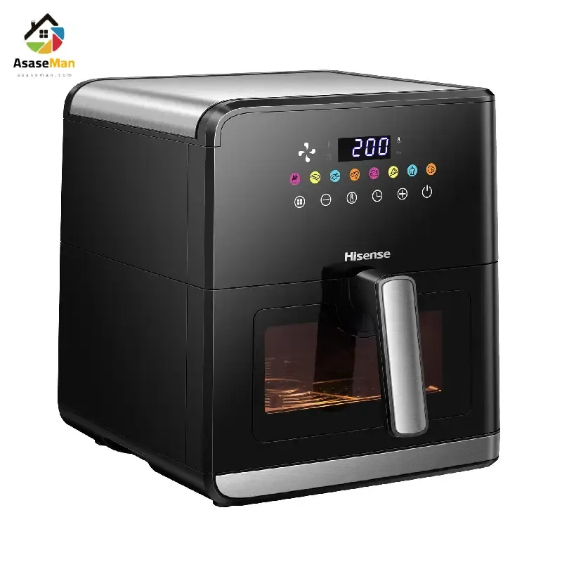 نمای راست سرخکن بدون روغن هایسنس مدل H09AFBKS4S